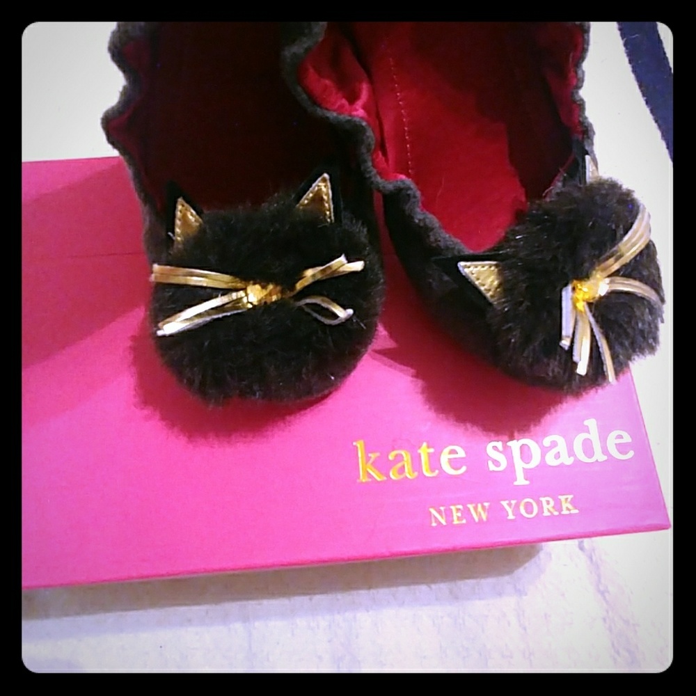 Kate Spade Kitty Slippers